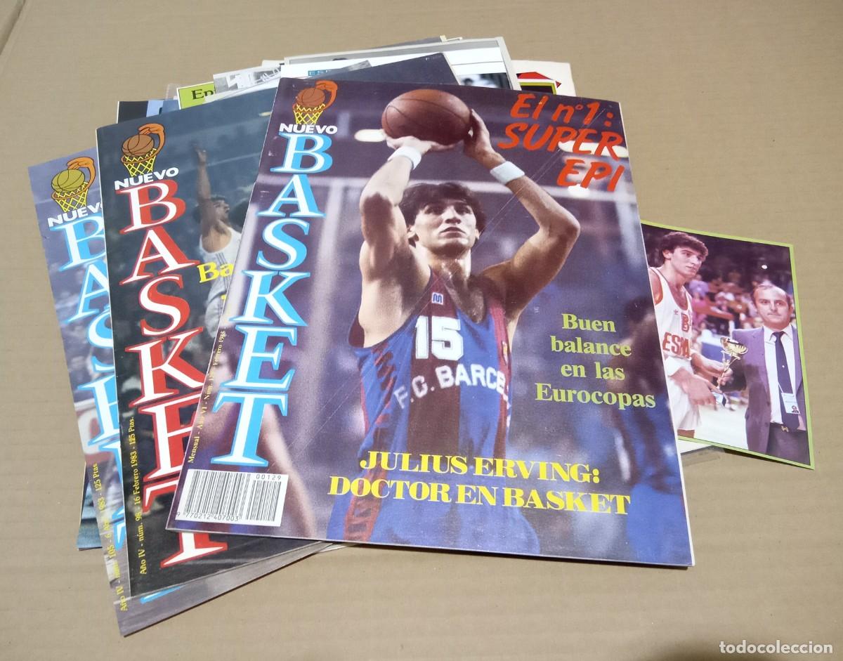 Coleccionismo deportivo: REVISTA MAGAZINE NUEVO BASKET GIGANTES DEL BASKET JUAN ANTONIO SAN EPIFANIO EPI FOTOS RECORTES SET