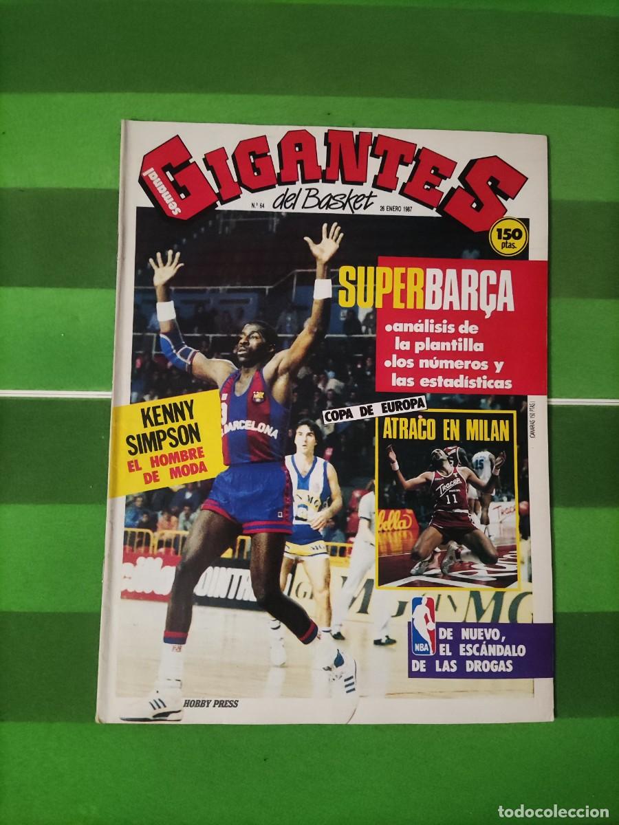 Collezionismo sportivo: 64 Gigantes del basket 1987 Super Bar&ccedil;a / Kenny Simpson / Atraco en Mil&aacute;n