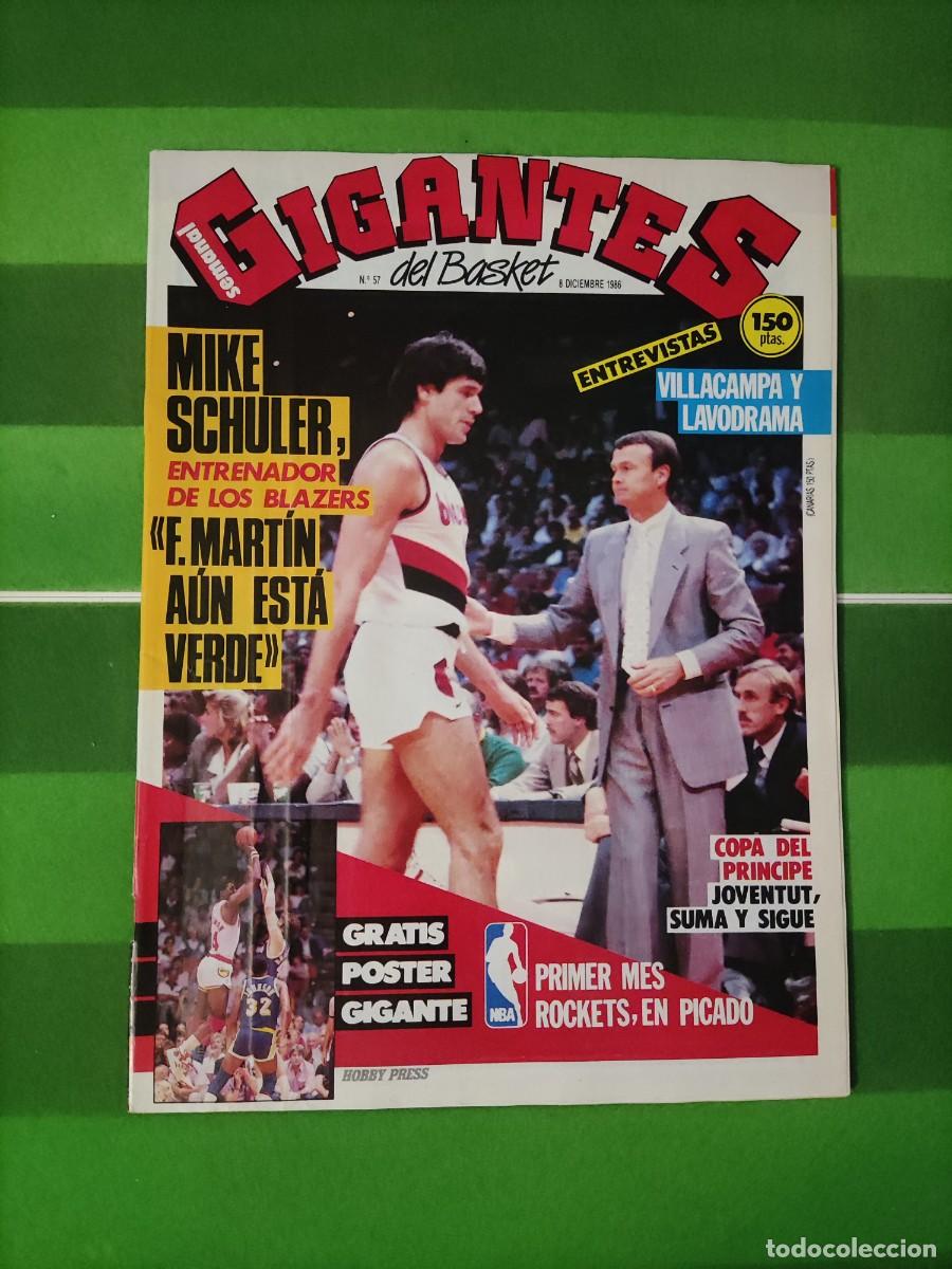 Collezionismo sportivo: 57 Gigantes del basket 1986 Mike Schuler / Villacampa y Lavodrama / Copa del Pr&iacute;ncipe