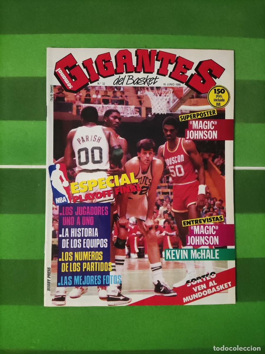 Sammelleidenschaft Sport: 32 Gigantes del basket 1986 Especial Playoff final NBA / Magic Johnson / Kevin McHale
