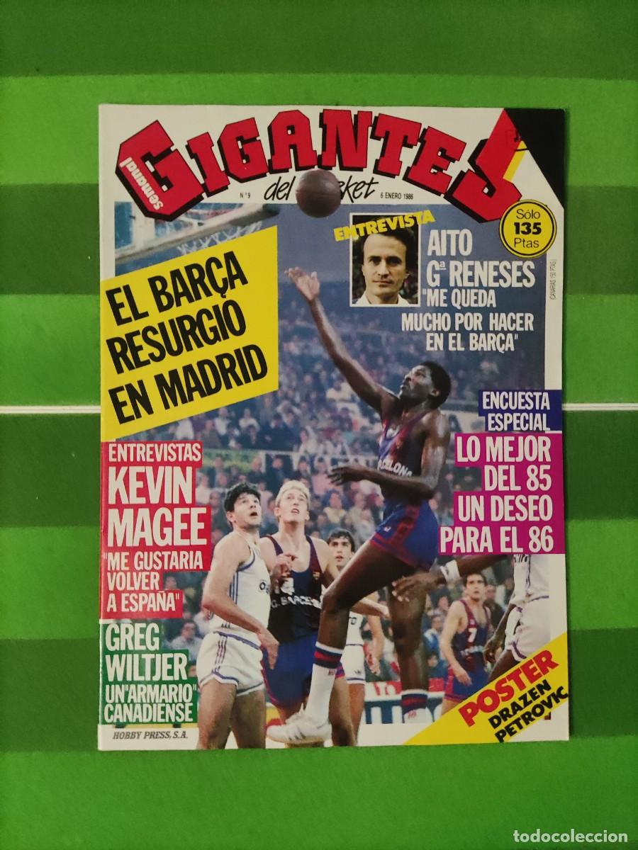 Colecionismo desportivo: 9 Gigantes del basket 1986 Bar&ccedil;a resurgi&oacute; en Madrid / Lo mejor del 85 / Drazen Petrovic