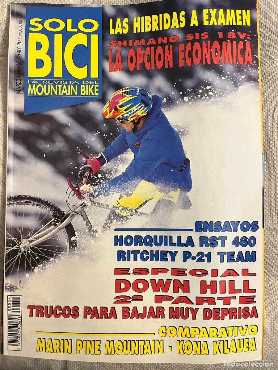 Coleccionismo deportivo: Solo Bici n.&ordm; 34 y 35 de 1994-Entrevista Javi Notario y Oscar Saiz DH, Juli Furtado