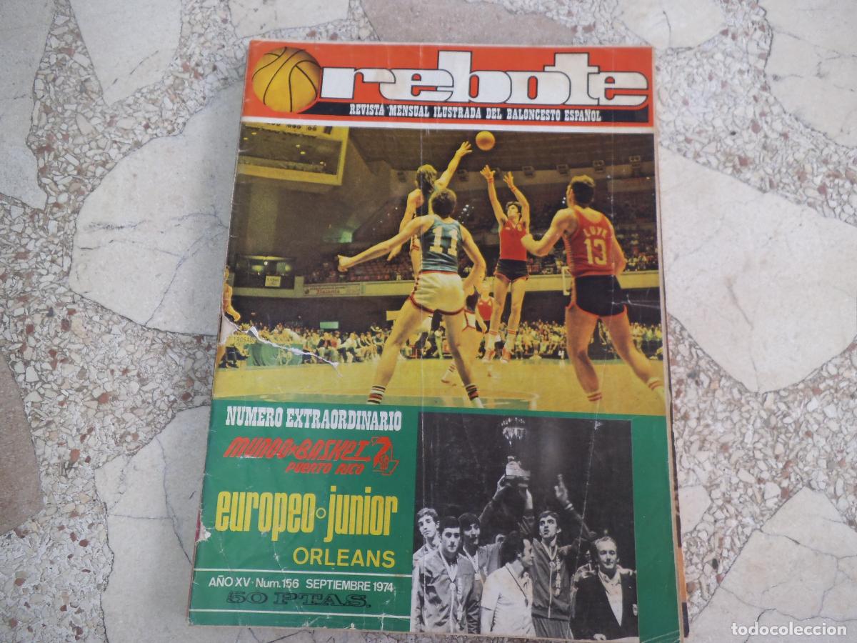 Sammelleidenschaft Sport: rebote n&ordm; 156. 1974, numero extraordinario mundo basket -2, europeo junior