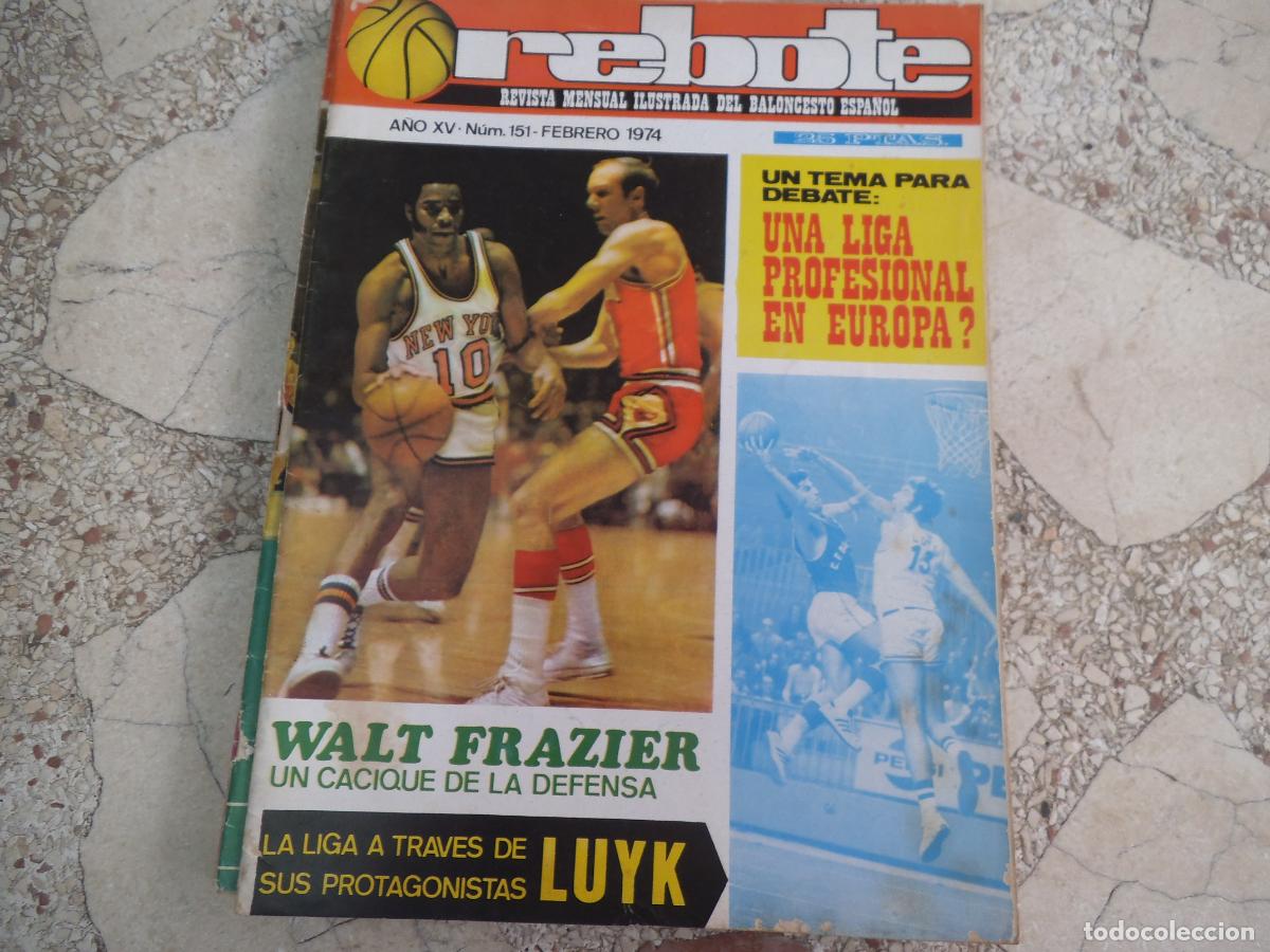 Sammelleidenschaft Sport: rebote n&ordm; 151. 1974, walt frazier, luyk, atanas golomeev, angel alonso diaz,