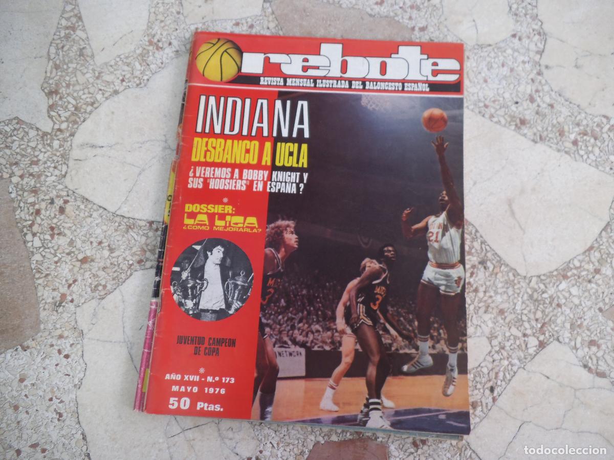Collectionnisme sportif: rebote n&ordm; 173. 1976, poster circulo catolico bnadalona 1975-76, lolo sainz, miguel angel esytrada