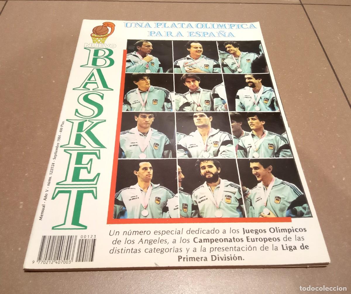 Coleccionismo deportivo: REVISTA MAGAZINE BALONCESTO NUEVO BASKET #123/#124 MICHAEL JORDAN JUEGOS OLIMPICOS LOS &Aacute;NGELES 1984