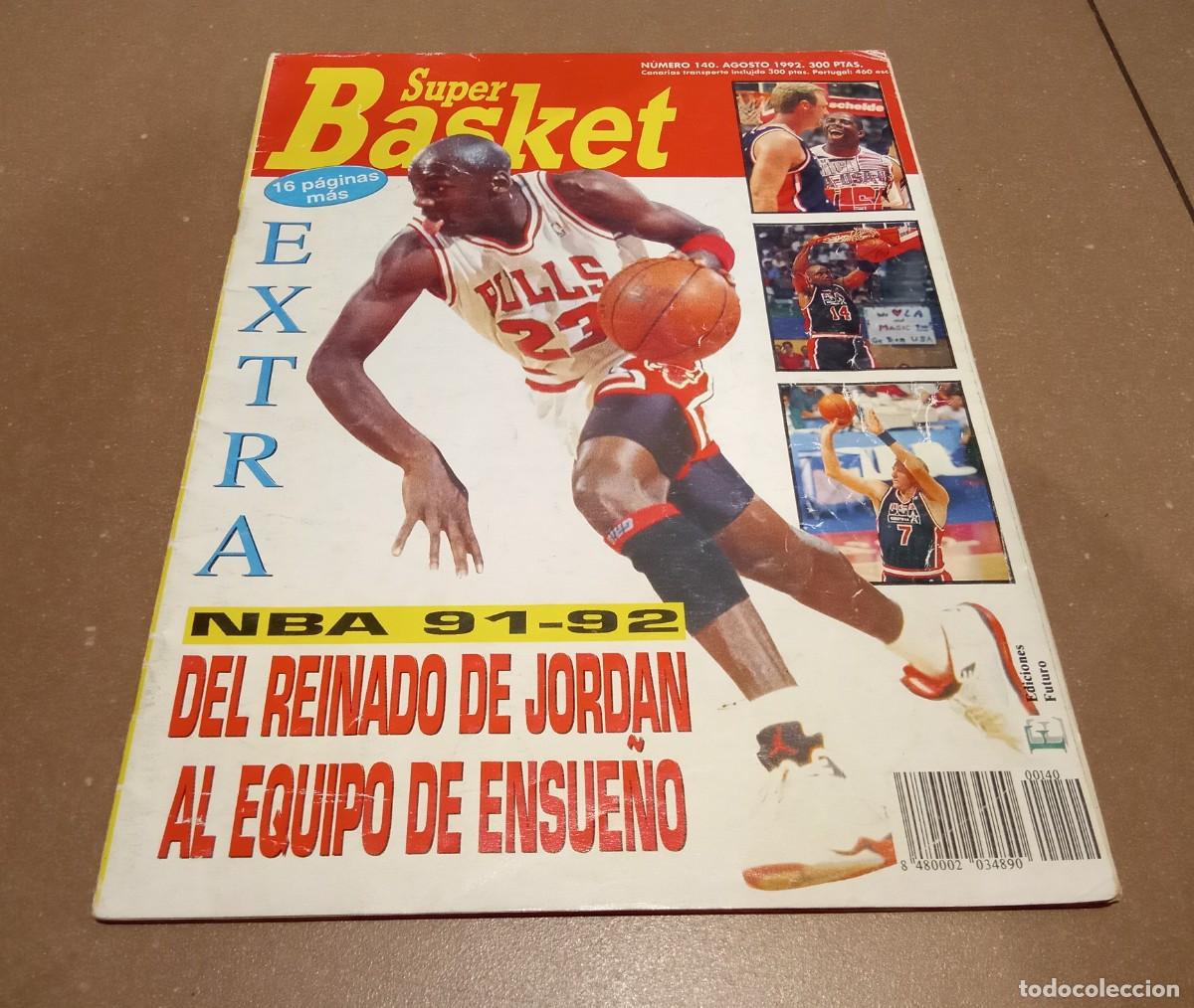Coleccionismo deportivo: REVISTA MAGAZINE BALONCESTO NBA SUPERBASKET #140 MICHAEL JORDAN DREAM TEAM BARCELONA '92 NIKE 1992