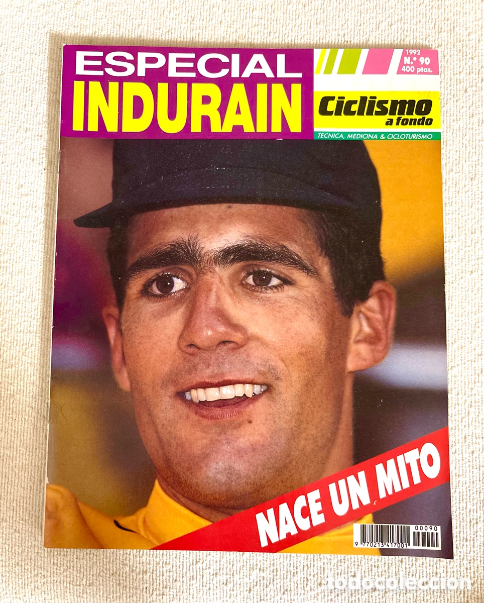 Coleccionismo deportivo: Revista Ciclismo a Fondo N&ordm; 90 (1992) - Especial Miguel Indur&aacute;in &rdquo;Nace un Mito&rdquo; PERFECTA