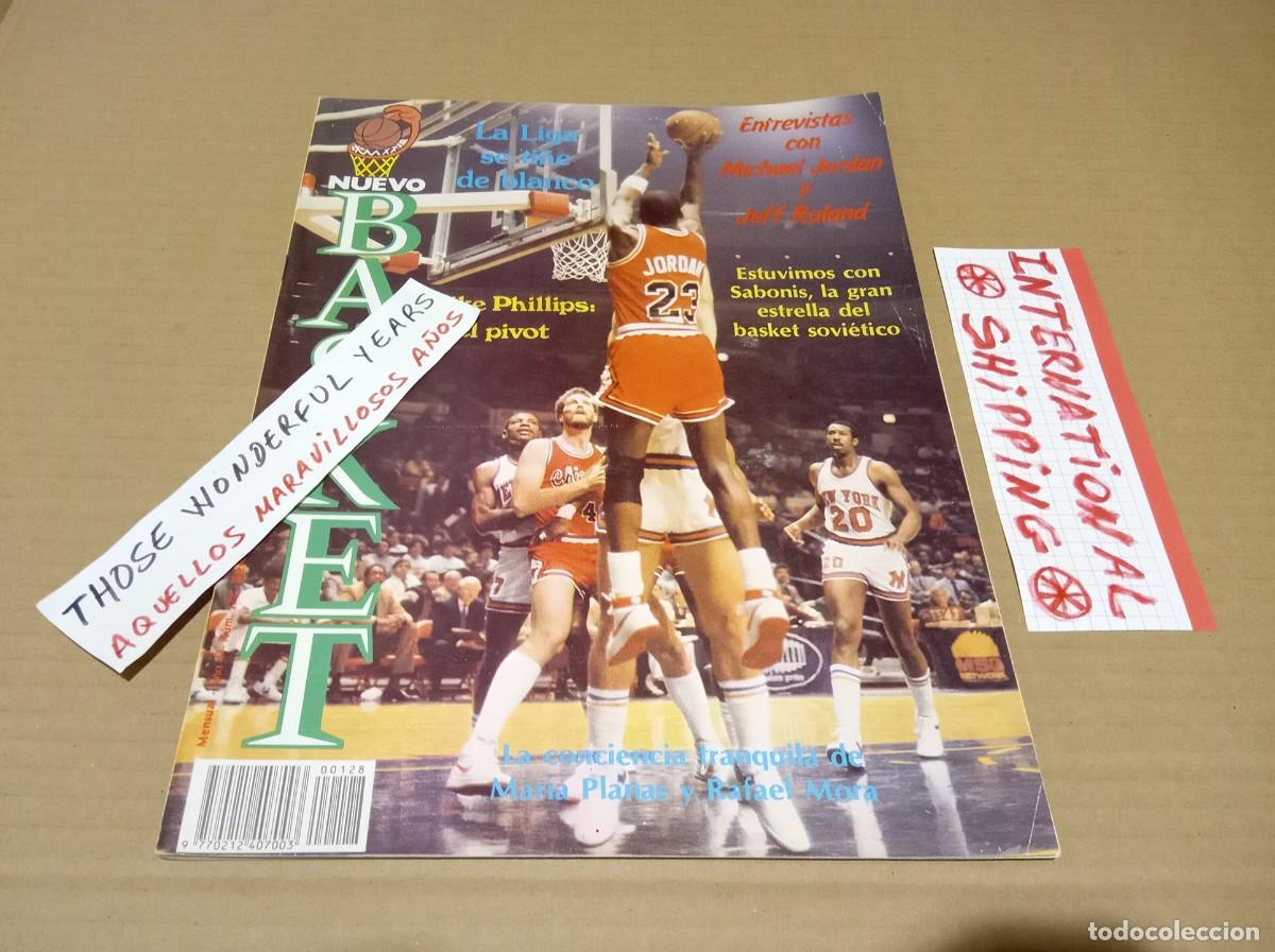 Coleccionismo deportivo: REVISTA MAGAZINE NUEVO BASKET #128 MICHAEL JORDAN ROOKIE 1985 NIKE AIRSHIP YES INTERNATIONAL SHIP