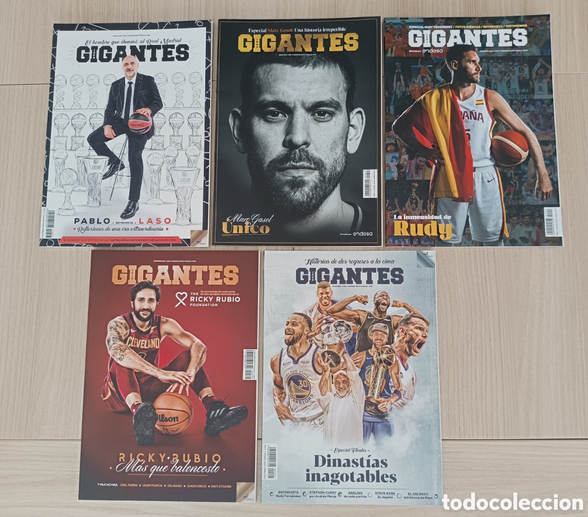 Colecionismo desportivo: Lote 5 Revistas Gigantes