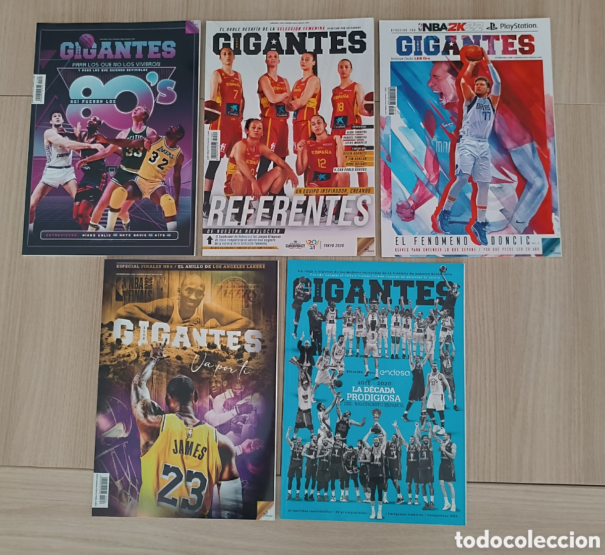 Colecionismo desportivo: Lote 5 Revistas Gigantes