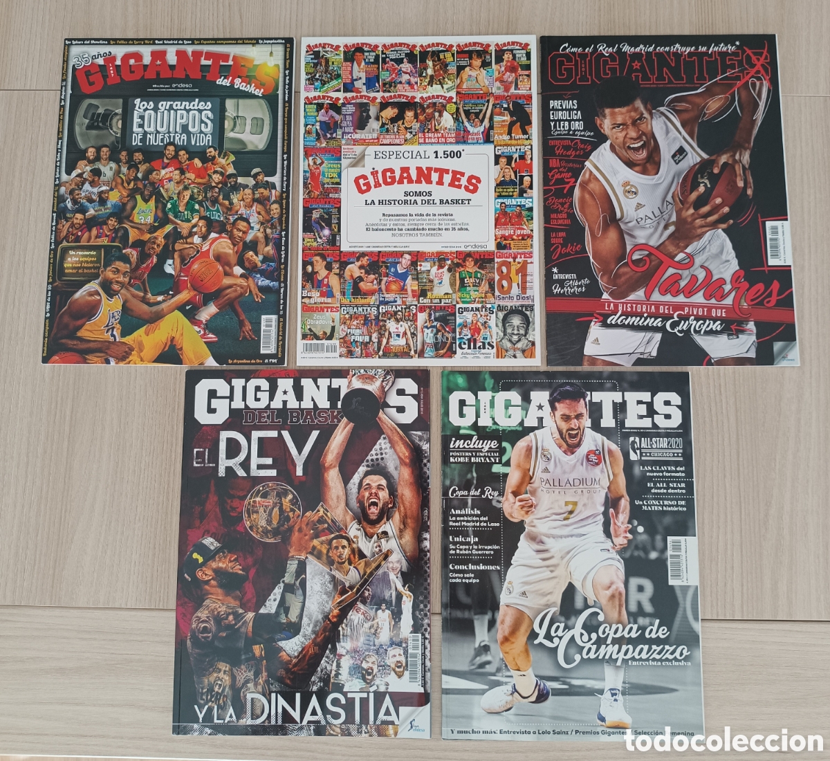 Colecionismo desportivo: Lote 5 Revistas Gigantes