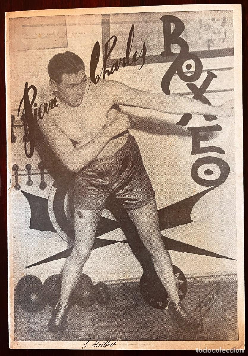 Sports collectibles: BOXEO N&ordm; 423, PAULINO UZCUDUN vs PIERRE CHARLES, CAMPEONATO EUROPA, 1933