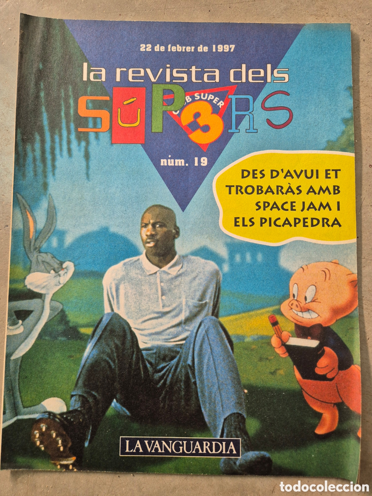 Sports collectibles: JORDAN PORTADA LA REVISTA DELS SUPERS 1997