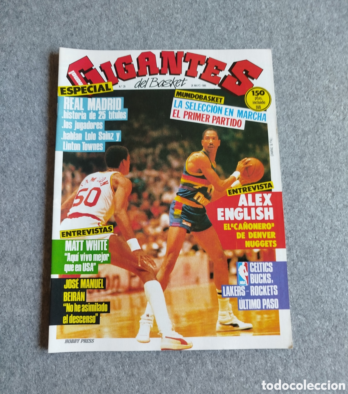 Sports collectibles: #29 - 1986 REVISTA GIGANTES DEL BASKET CON CUP&Oacute;N DE SUSCRIPCI&Oacute;N