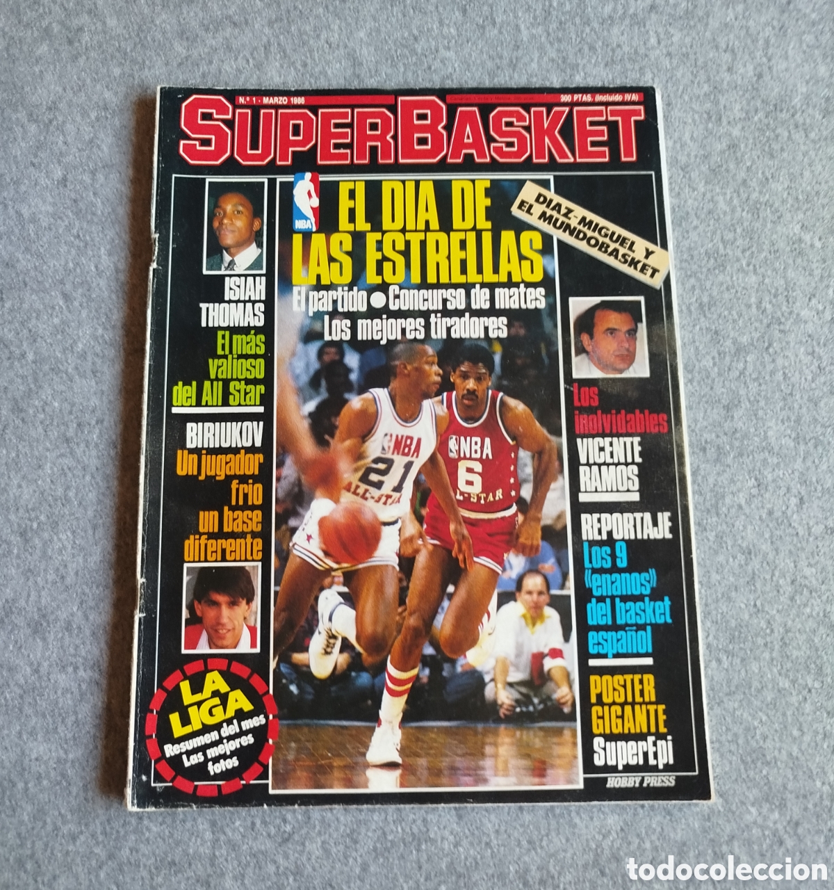Coleccionismo deportivo: PRIMER NUMERO REVISTA SUPERBASKET N&ordm; 1 1986 SIN EL POSTER ALL STAR GAME NBA 86 SUPER BASKET