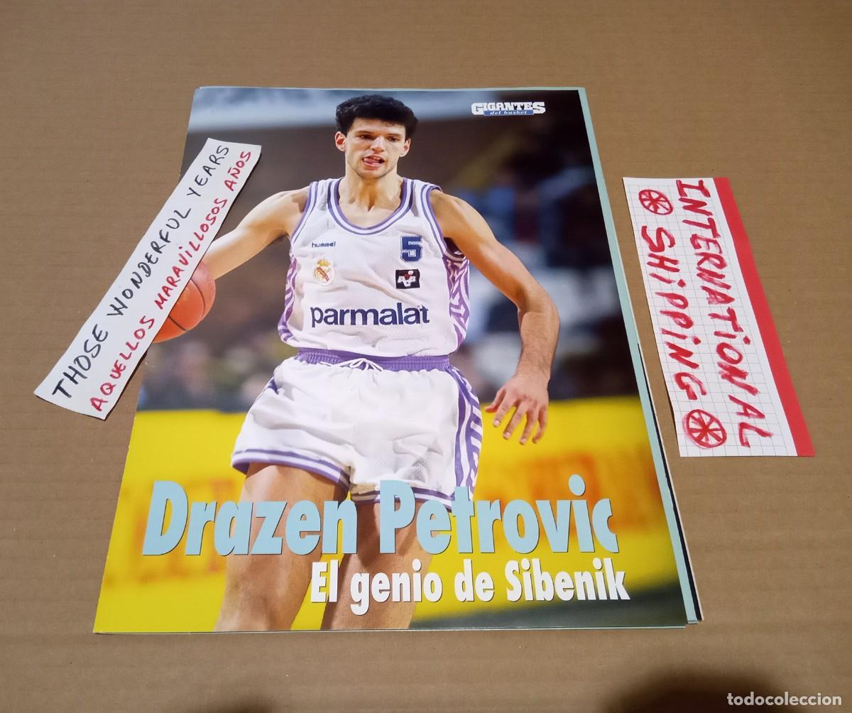 Coleccionismo deportivo: REVISTA FASCICULO GIGANTES DEL BASKET DRAZEN PETROVIC COLECCIONABLE 2000s CIBONA REAL MADRID ACB NBA
