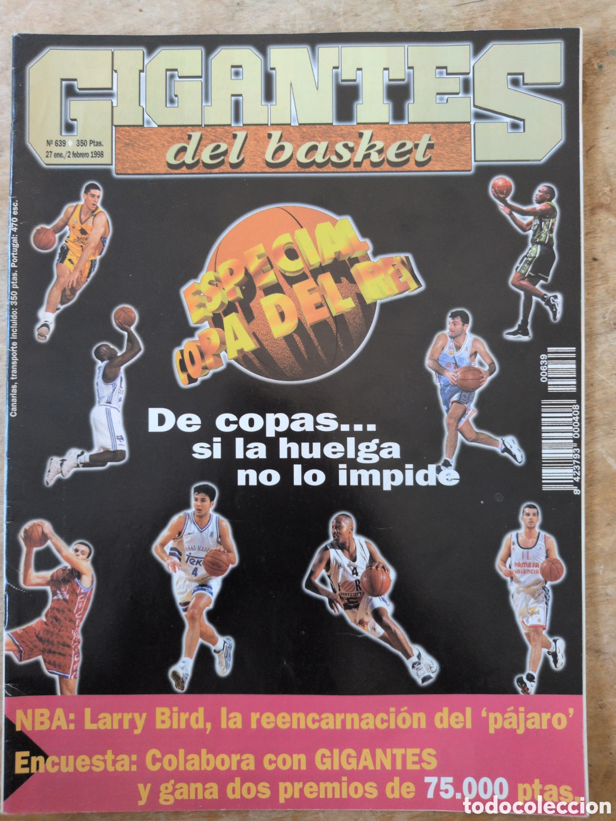 Colecionismo desportivo: GIGANTES del BASKET n&ordm;639 27/01/1998