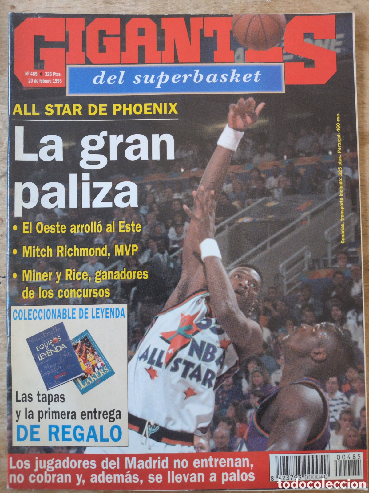 Coleccionismo deportivo: GIGANTES del BASKET n&ordm;485 20/02/1995