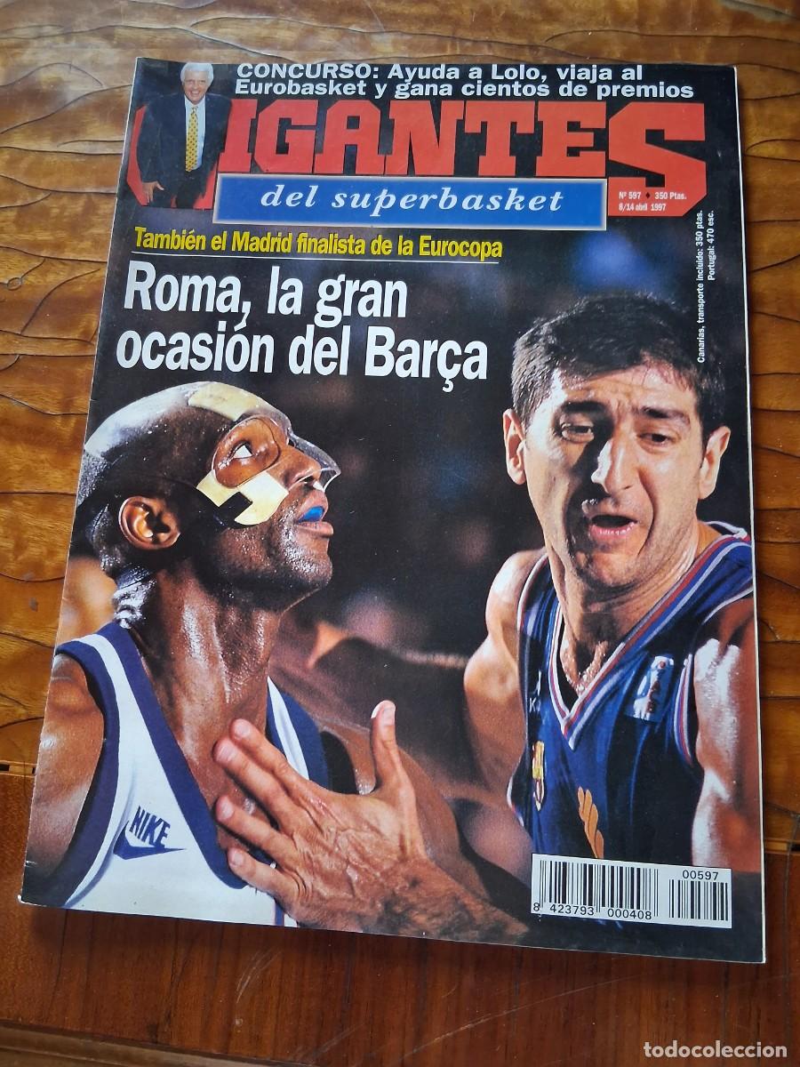 Sports collectibles: Revista baloncesto GIGANTES del BASKET 597 Lolo Sainz Pilar Valero