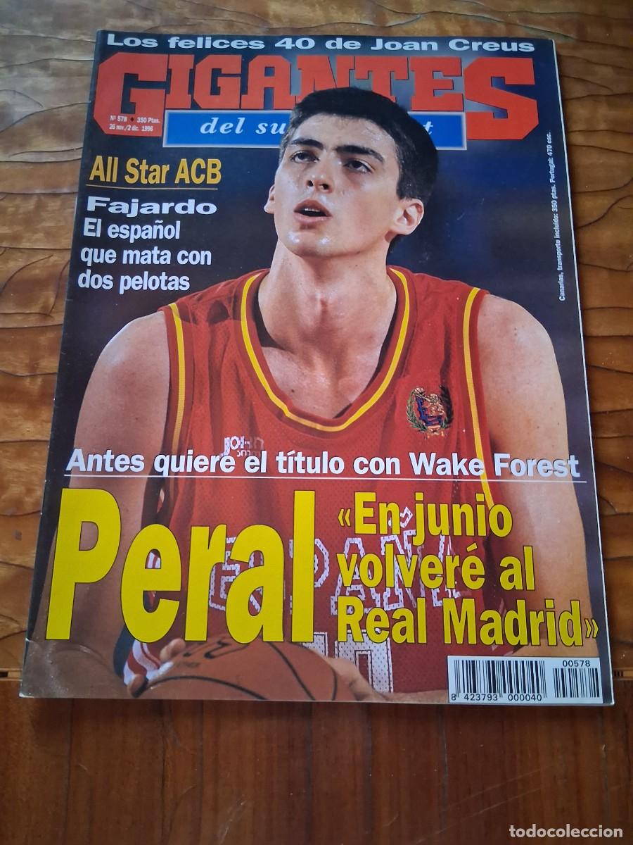 Coleccionismo deportivo: Revista GIGANTES basket SUPERBASKET 578 Joan Creus Juan Fajardo Ignacio Romero