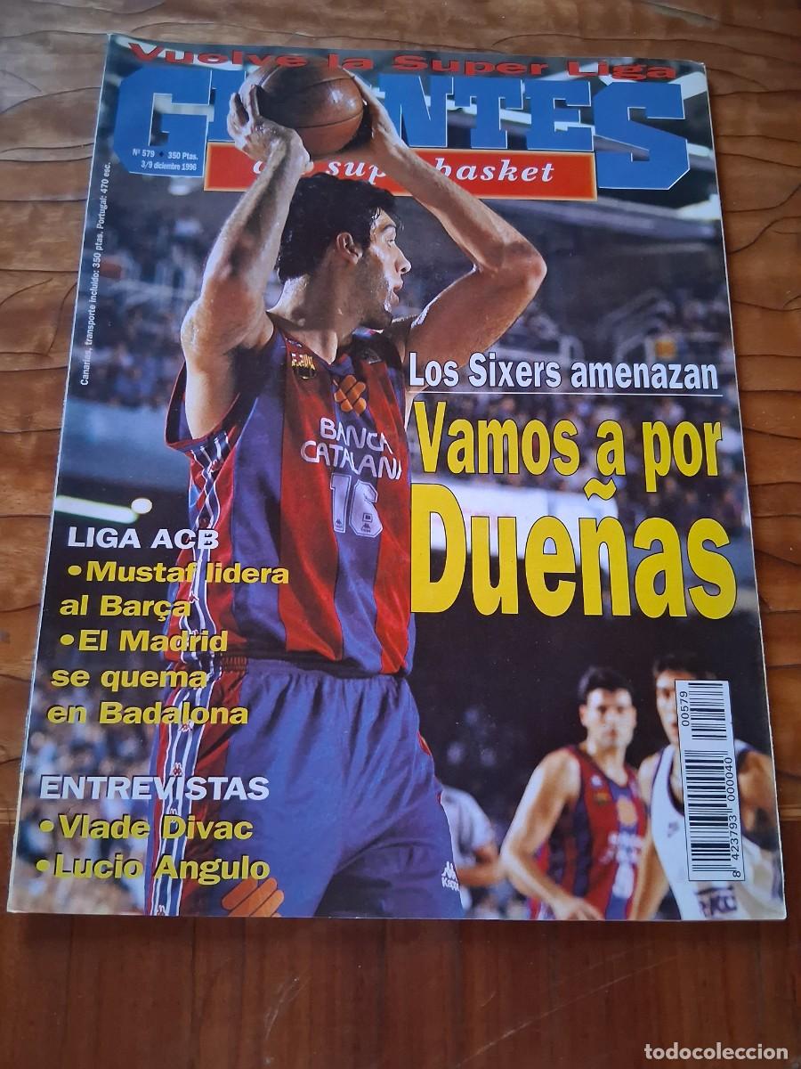 Coleccionismo deportivo: Revista GIGANTES basket SUPERBASKET 579 Lucio Angulo Divac Magic Johnson Ivan Corrales