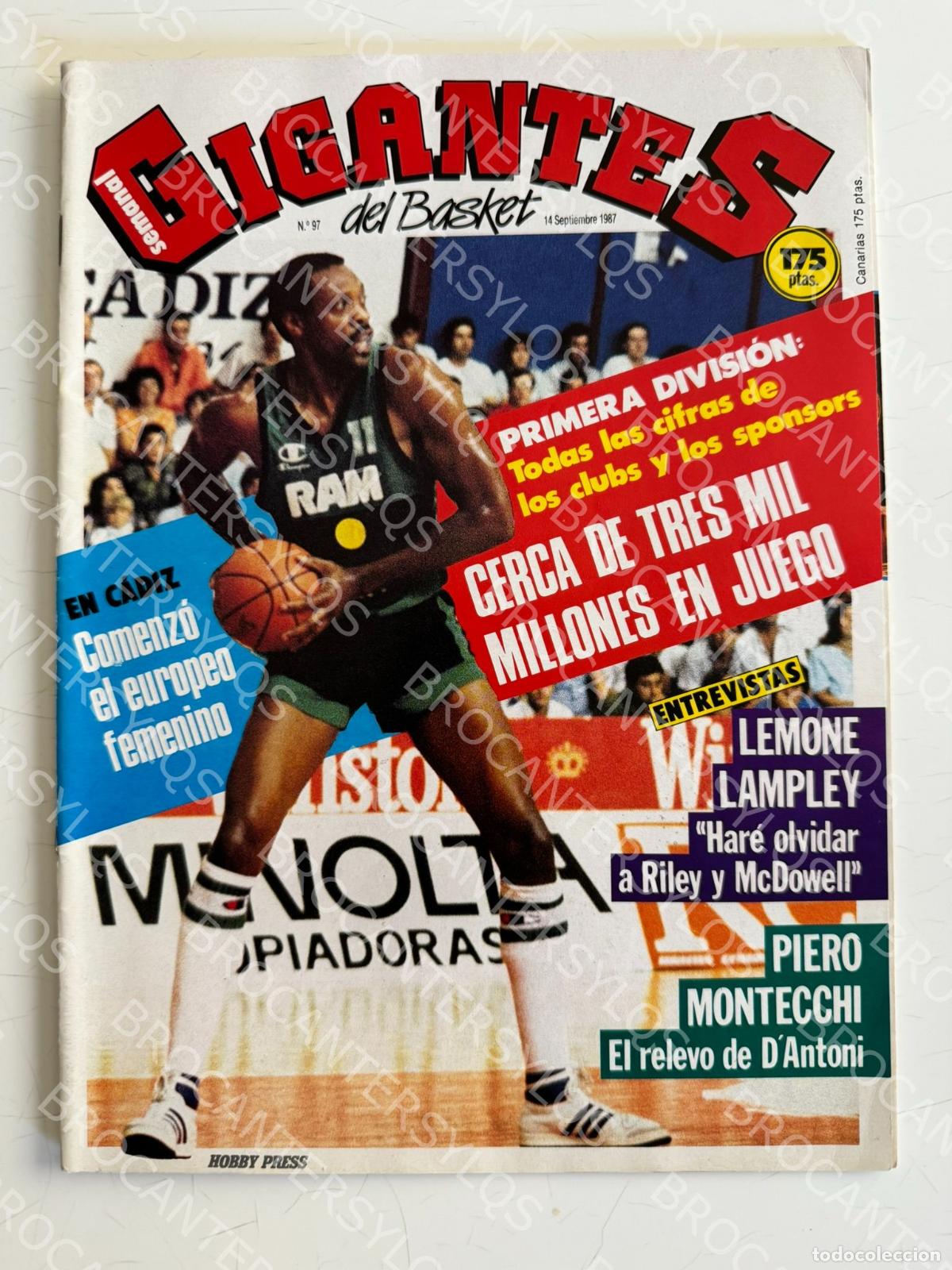 Coleccionismo deportivo: GIGANTES DEL BASKET N.&ordm; 97 (1987)