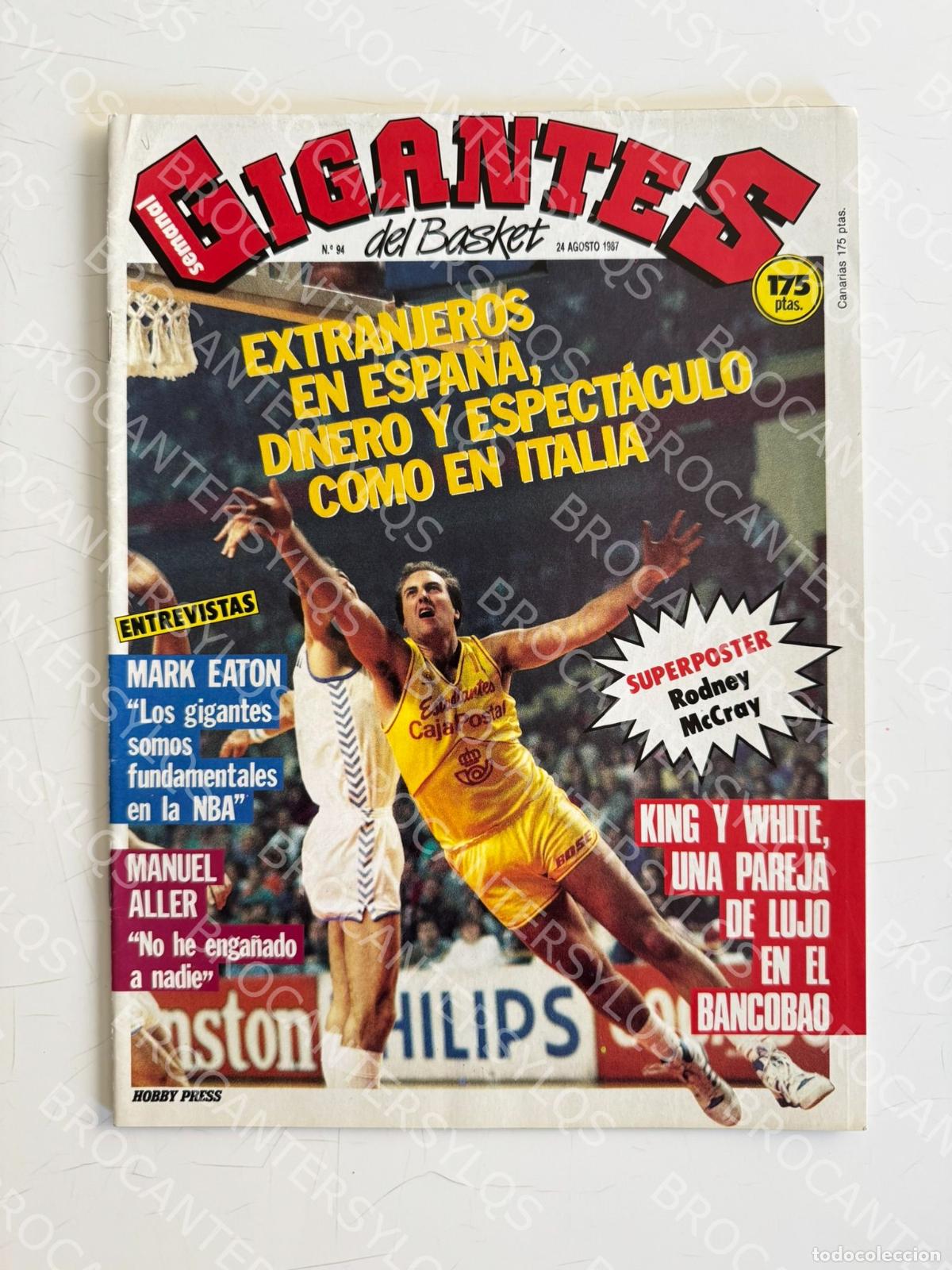 Coleccionismo deportivo: GIGANTES DEL BASKET N.&ordm; 94 (1987)