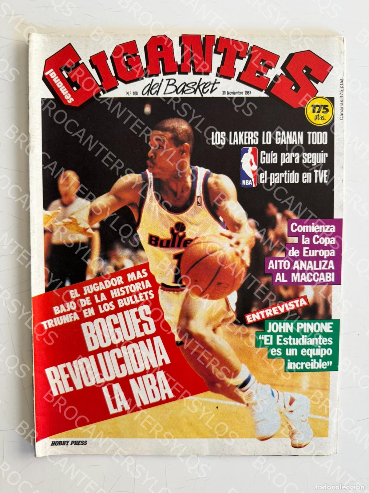 Coleccionismo deportivo: GIGANTES DEL BASKET N.&ordm; 108 (1987)