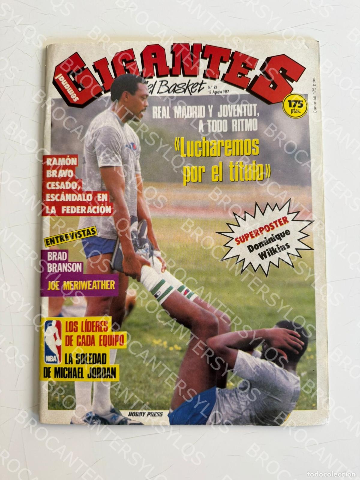 Coleccionismo deportivo: GIGANTES DEL BASKET N.&ordm; 93 (1987)