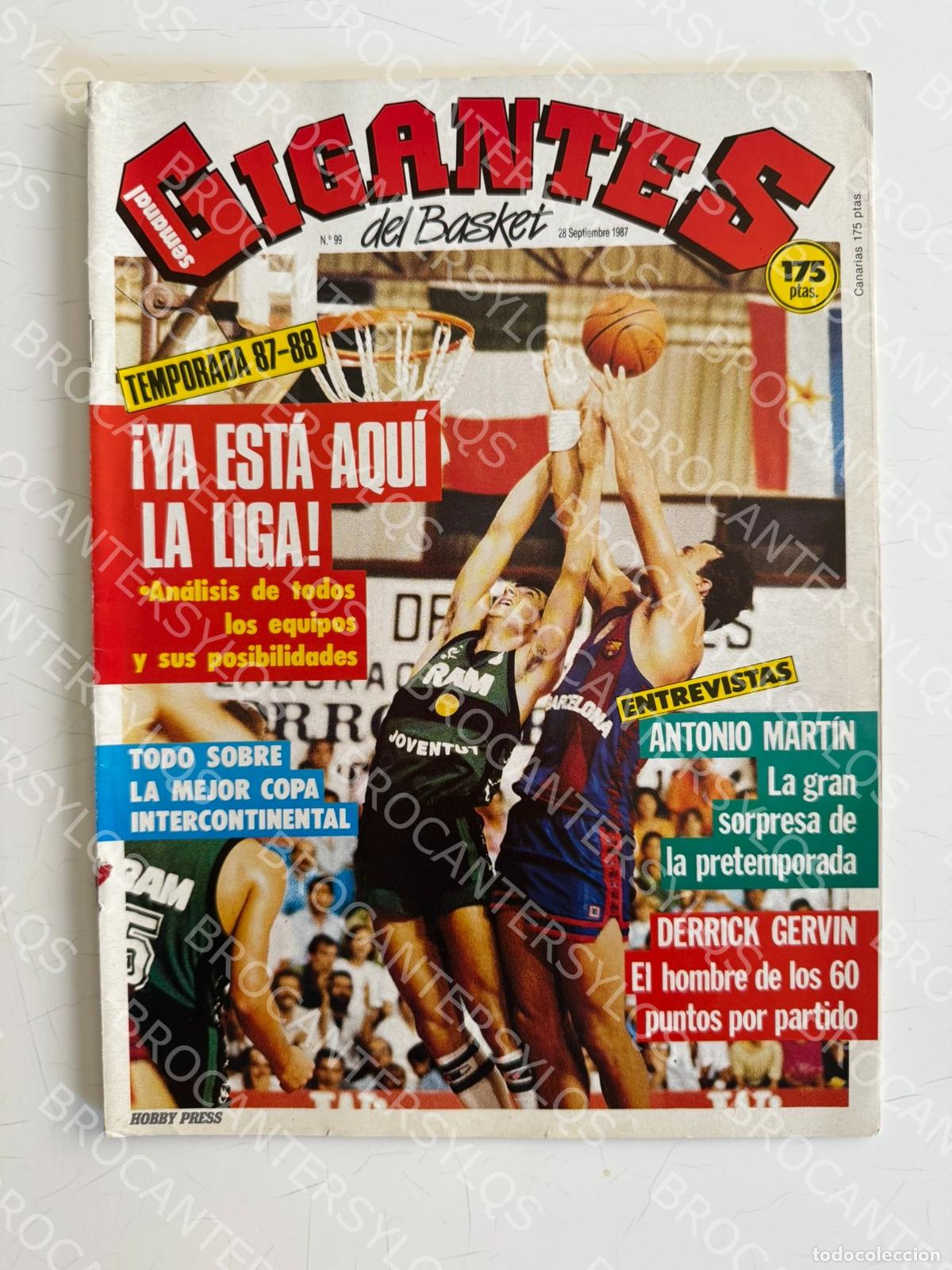Coleccionismo deportivo: GIGANTES DEL BASKET N.&ordm; 99 (1987)