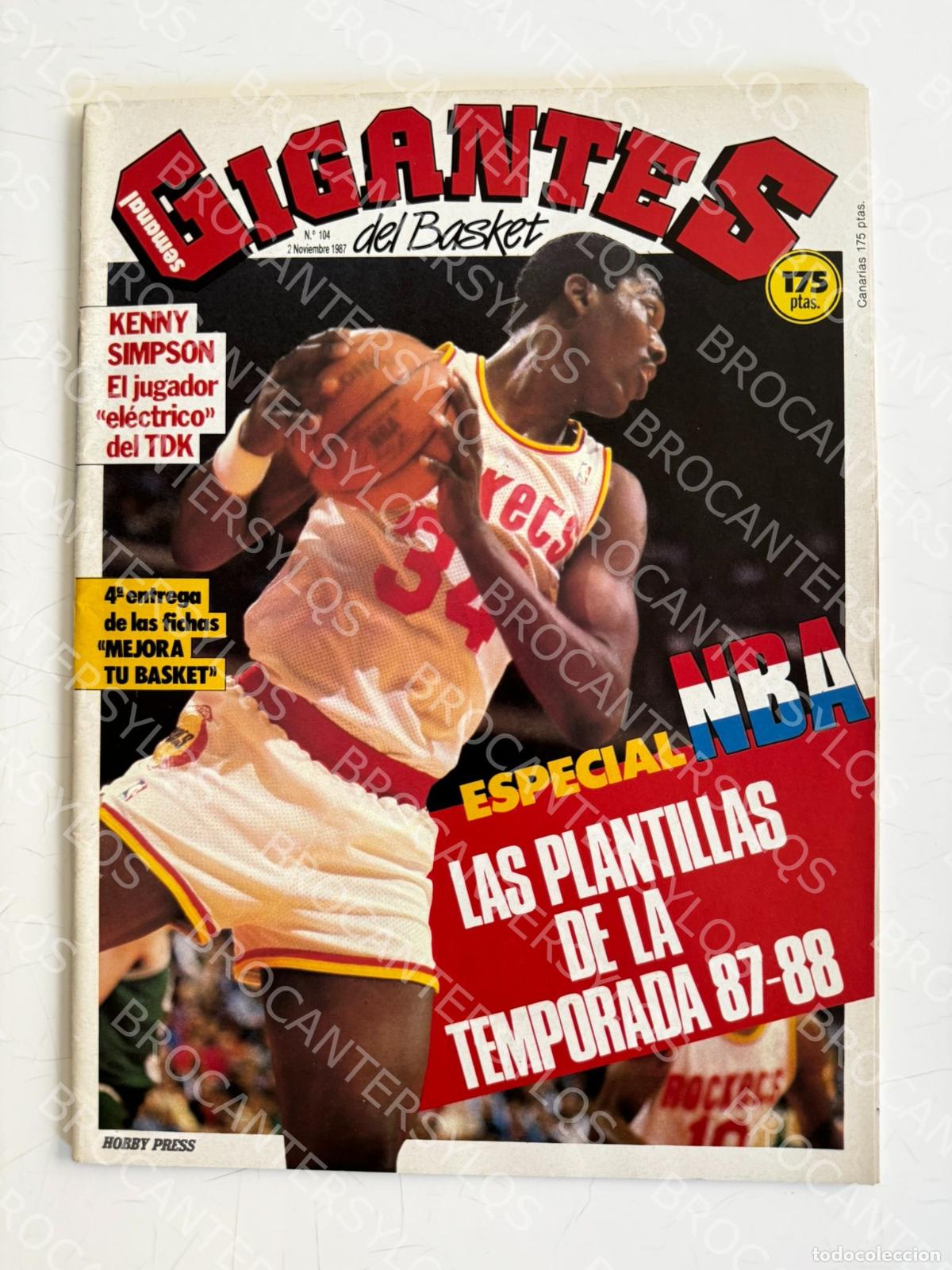 Coleccionismo deportivo: GIGANTES DEL BASKET N.&ordm; 104 (1987)