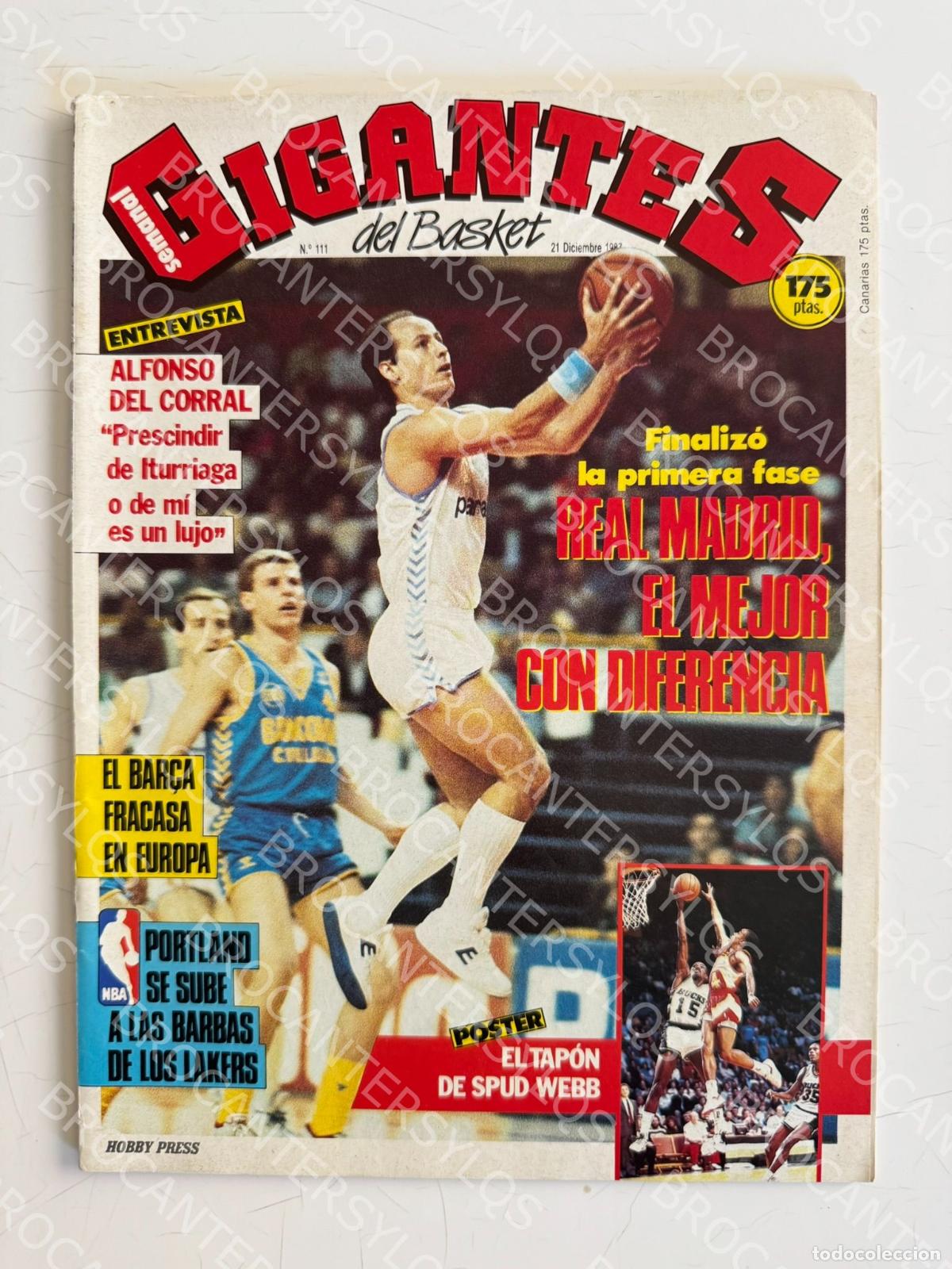 Coleccionismo deportivo: GIGANTES DEL BASKET N.&ordm; 111 (1987)
