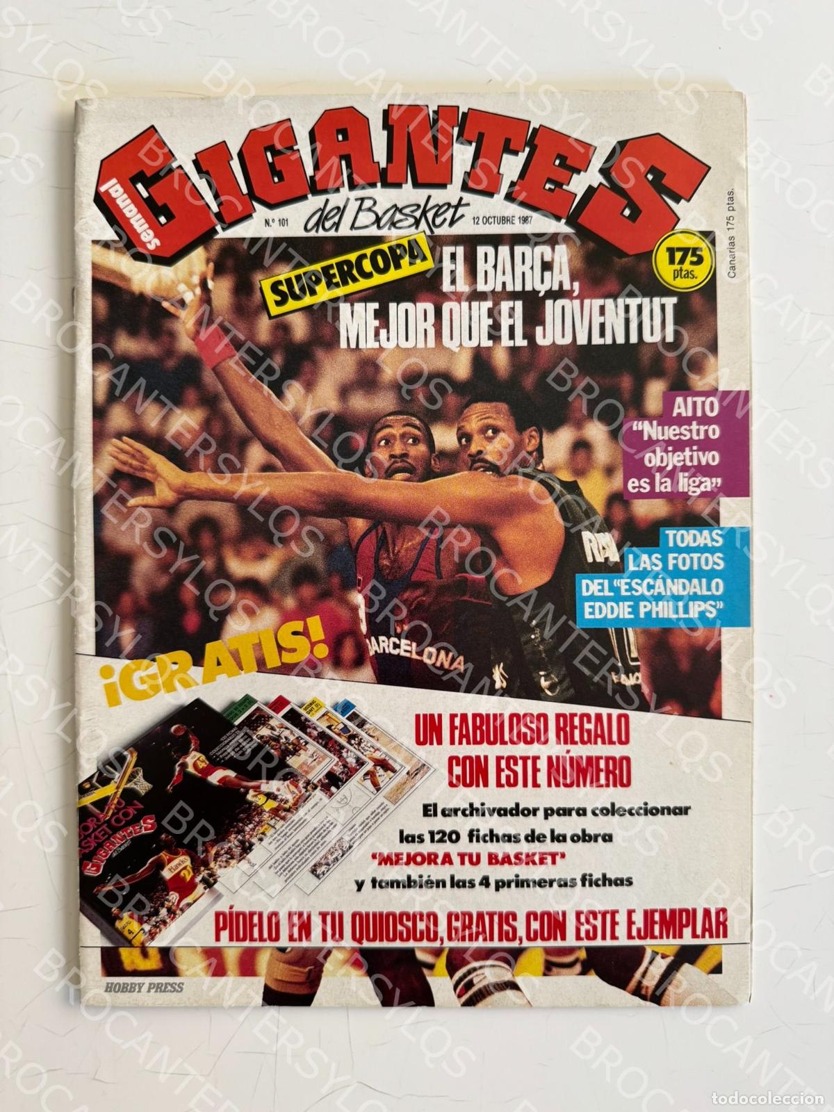 Sports collectibles: GIGANTES DEL BASKET N.&ordm; 101 (1987)