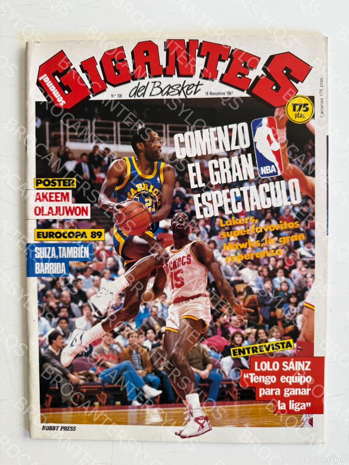 Sports collectibles: GIGANTES DEL BASKET N.&ordm; 106 (1987)