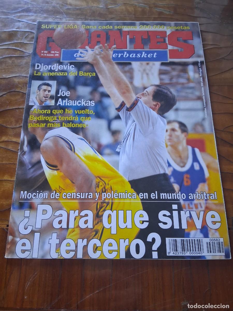 Coleccionismo deportivo: Revista GIGANTES del SUPERBASKET basket 582 baloncesto Joe Arlauckas