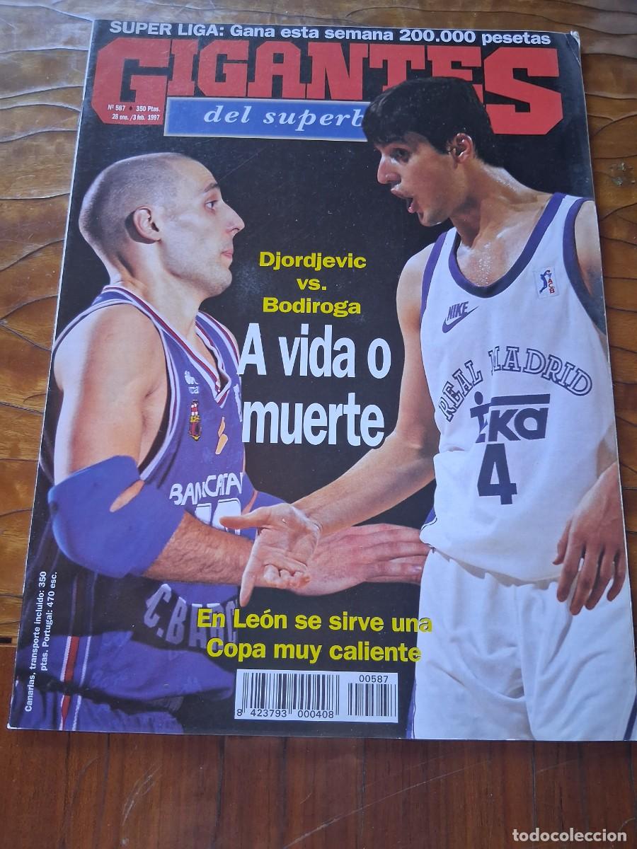 Coleccionismo deportivo: Revista GIGANTES del SUPERBASKET basket 587 D&iacute;az Miguel Joaqu&iacute;n Ruiz Lorente