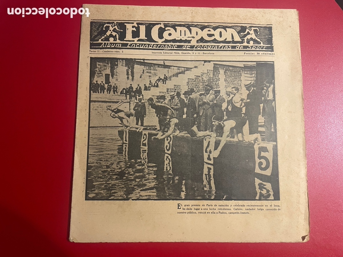 Sammelleidenschaft Sport: El campe&oacute;n. tomo II, cuaderno n&uacute;mero 2. A&ntilde;os 20.