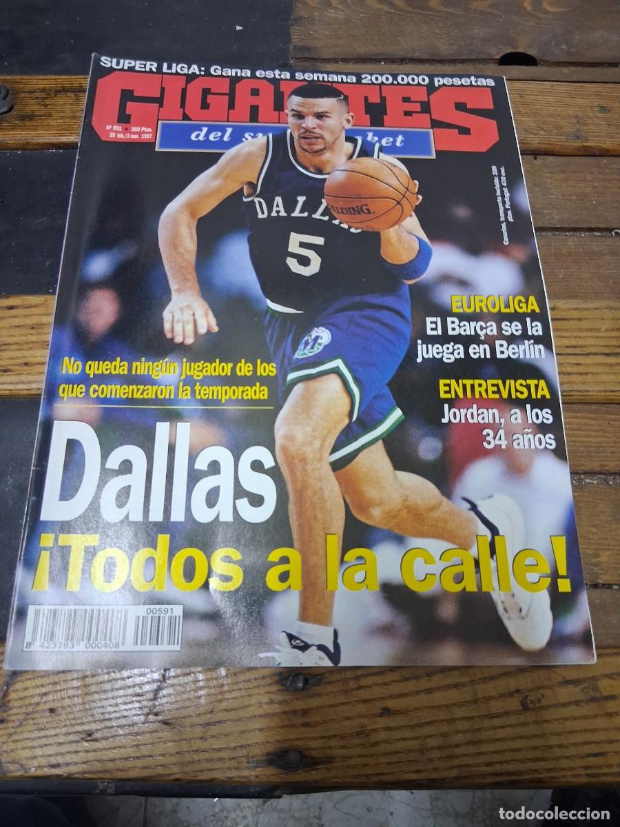 Coleccionismo deportivo: Revista GIGANTES del basket 591 Michael Jordan Chris McNealy Jose Luis Galilea Jackie Espinosa