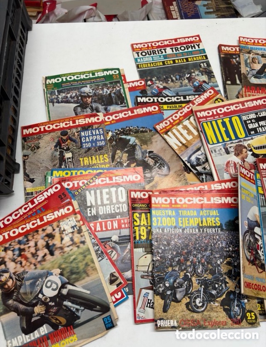 Coleccionismo deportivo: Revistas motociclismo motos antiguas