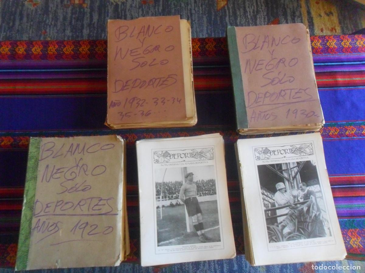 Coleccionismo deportivo: CIENTOS DE SUPLEMENTOS DE DEPORTES DE LA REVISTA BLANCO Y NEGRO. A&Ntilde;OS 20 Y 30 SIGLO XX.