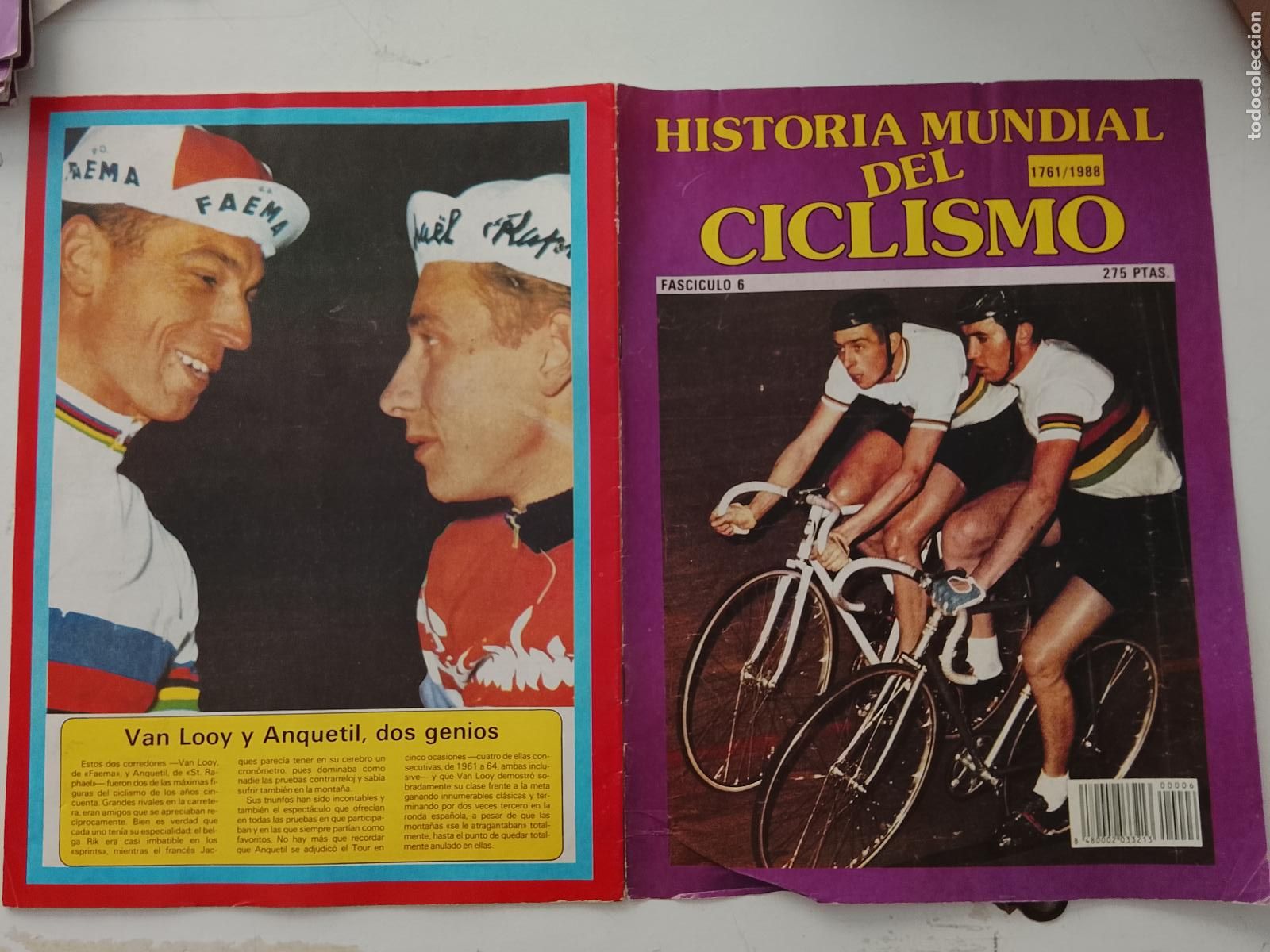Sammelleidenschaft Sport: REVISTA HISTORIA MUNDIAL DEL CICLISMO 1761 - 1988 EDITADO 1989 - CICLISTA FASCICULO NUMERO 6