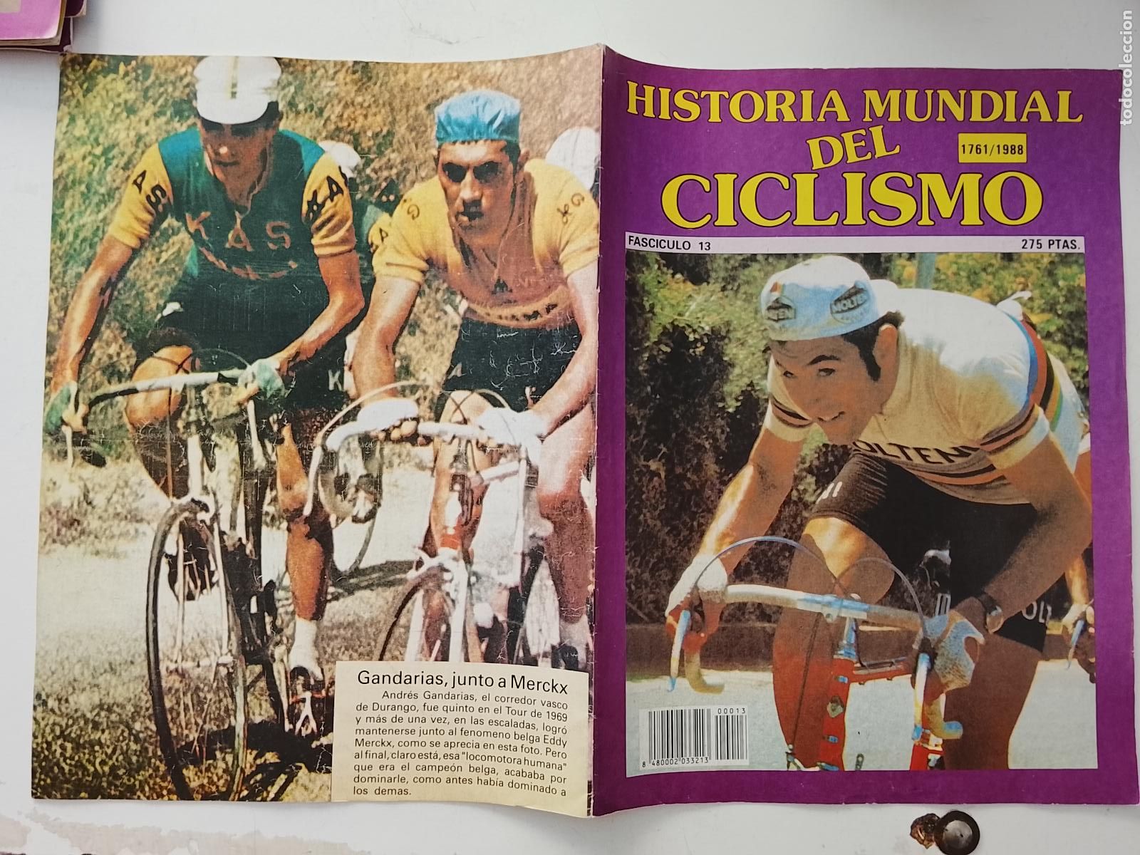 Sammelleidenschaft Sport: REVISTA HISTORIA MUNDIAL DEL CICLISMO 1761 - 1988 EDITADO 1989 - CICLISTA FASCICULO NUMERO 13