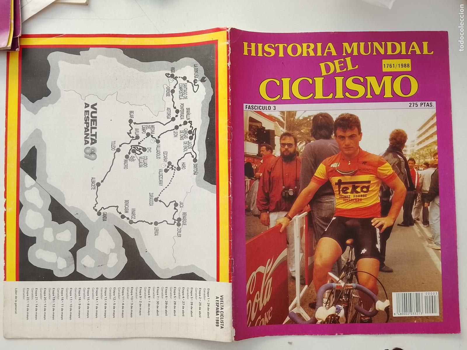 Sammelleidenschaft Sport: REVISTA HISTORIA MUNDIAL DEL CICLISMO 1761 - 1988 EDITADO 1989 - CICLISTA FASCICULO NUMERO 3