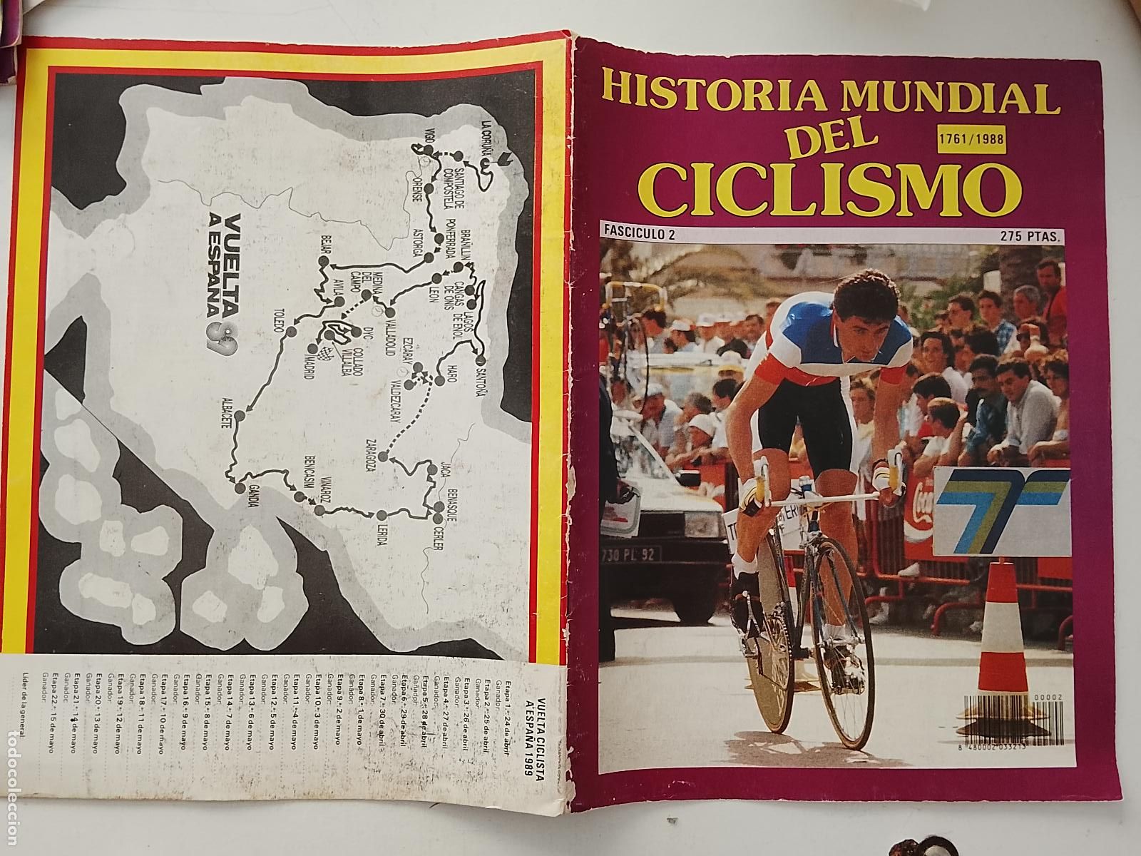 Sammelleidenschaft Sport: REVISTA HISTORIA MUNDIAL DEL CICLISMO 1761 - 1988 EDITADO 1989 - CICLISTA FASCICULO NUMERO 2