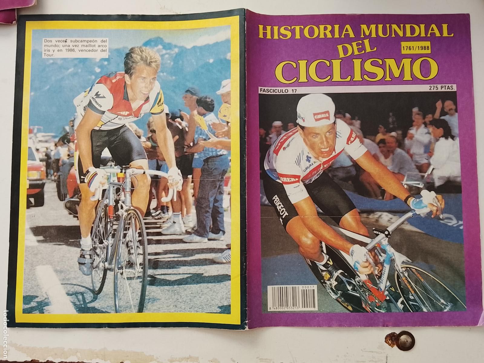 Coleccionismo deportivo: REVISTA HISTORIA MUNDIAL DEL CICLISMO 1761 - 1988 EDITADO 1989 - CICLISTA FASCICULO NUMERO 17