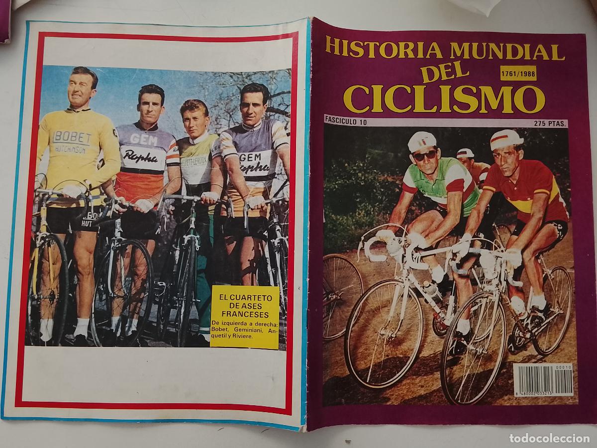 Coleccionismo deportivo: REVISTA HISTORIA MUNDIAL DEL CICLISMO 1761 - 1988 EDITADO 1989 - CICLISTA FASCICULO NUMERO 10
