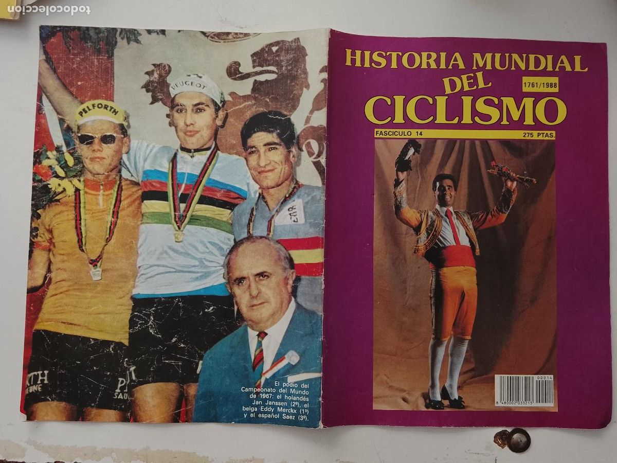 Coleccionismo deportivo: REVISTA HISTORIA MUNDIAL DEL CICLISMO 1761 - 1988 EDITADO 1989 - CICLISTA FASCICULO NUMERO 14