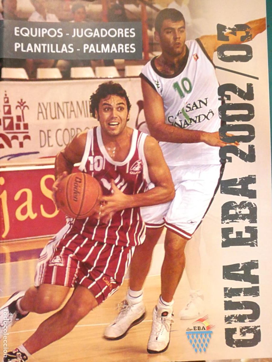 Collezionismo sportivo: REVISTA DE BALONCESTO. GU&Iacute;A LIGA EBA 2002 2003. EQUIPOS JUGADORES PLANTILLAS. 220GR