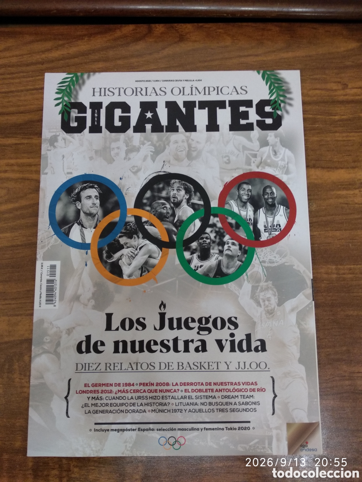 Collezionismo sportivo: Gigantes del Basket n&uacute;m 1.511 los juegos de nuestra vida